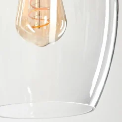 hofstein Suspension Verre 20cm Vevino Clair, 1 lumière