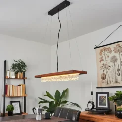 hofstein Suspension Versoix LED Chrome, Noir, 1 lumière* Suspensions