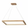 Lampes En Bois-hofstein Suspension Victorica LED Écru, 1 lumière