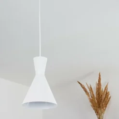 Luminaires Scandinaves-hofstein Suspension Vijes Blanc, 1 lumière