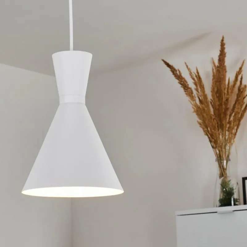 Luminaires Scandinaves-hofstein Suspension Vijes Blanc, 1 lumière