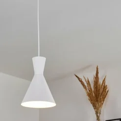 Luminaires Scandinaves-hofstein Suspension Vijes Blanc, 1 lumière