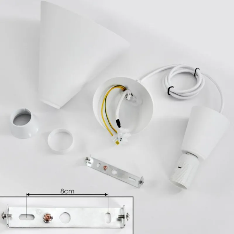 hofstein Suspension Vijes Blanc, 1 lumière