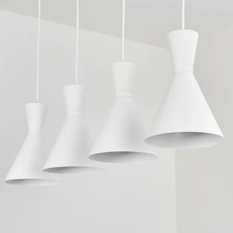 hofstein Suspension Vijes Blanc, 4 lumières* Suspensions