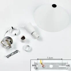 hofstein Suspension Vijes Blanc, 1 lumière