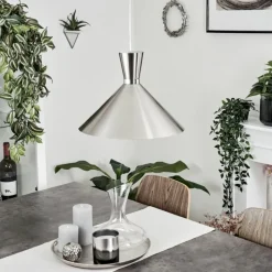 hofstein Suspension Vijes Nickel mat, 1 lumière* Suspensions