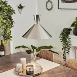 hofstein Suspension Vijes Nickel mat, 1 lumière* Suspensions