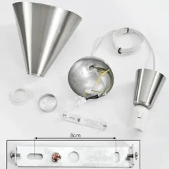 hofstein Suspension Vijes Nickel mat, 1 lumière* Suspensions