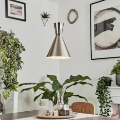 hofstein Suspension Vijes Nickel mat, 1 lumière* Suspensions