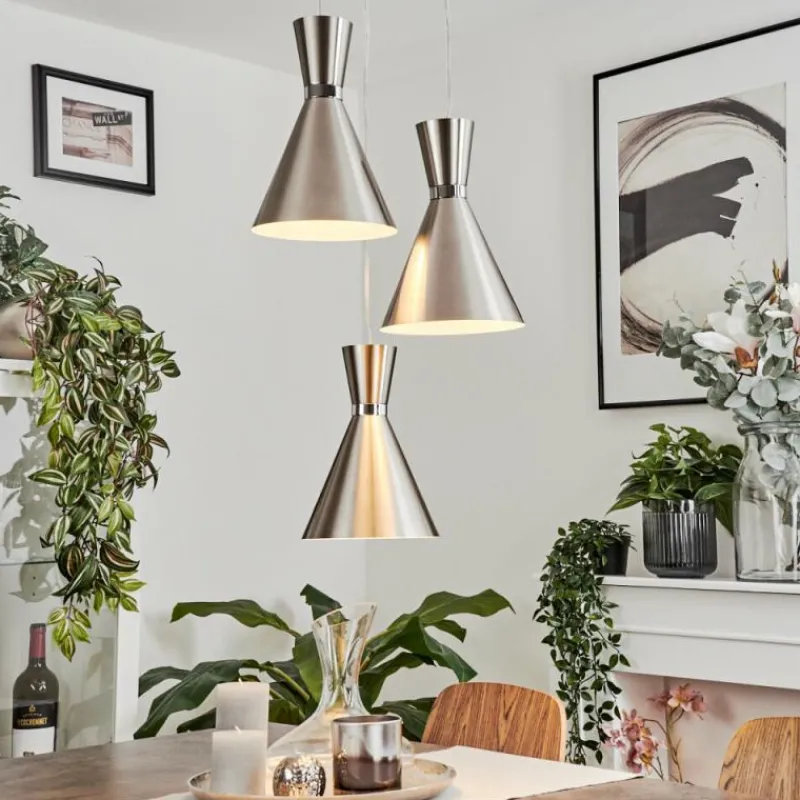 hofstein Suspension Vijes Nickel mat, 3 lumières* Suspensions