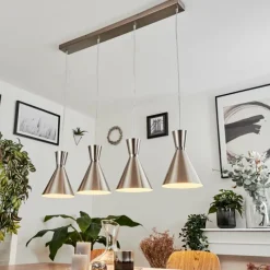 hofstein Suspension Vijes Nickel mat, 4 lumières* Suspensions