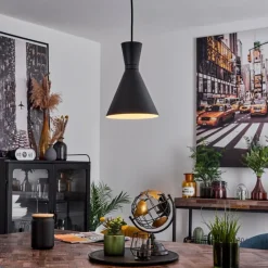 hofstein Suspension Vijes Noir, 1 lumière