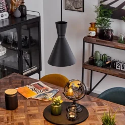 hofstein Suspension Vijes Noir, 1 lumière