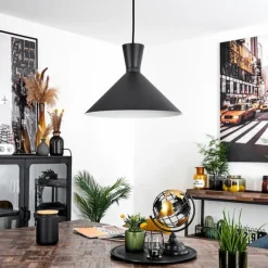 hofstein Suspension Vijes Noir, 1 lumière