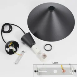 hofstein Suspension Vijes Noir, 1 lumière