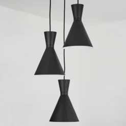 hofstein Suspension Vijes Noir, 3 lumières* Suspensions