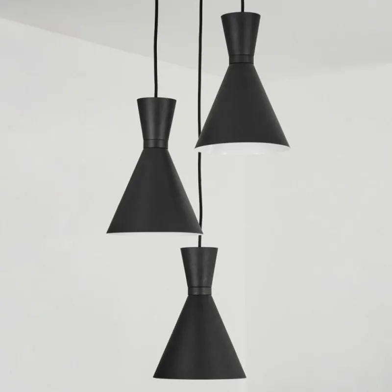 hofstein Suspension Vijes Noir, 3 lumières* Suspensions