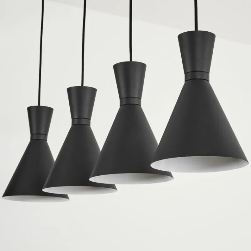 hofstein Suspension Vijes Noir, 4 lumières