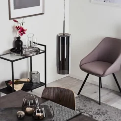 hofstein Suspension Vimodrone Nickel mat, 1 lumière