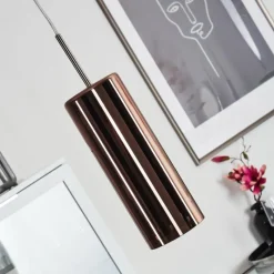 hofstein Suspension Vimodrone Nickel mat, 1 lumière