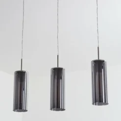 hofstein Suspension Vimodrone Nickel mat, 3 lumières