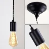 Lampes Vintages & Rétros-hofstein Suspension Vintage Lemone Noir, 1 lumière