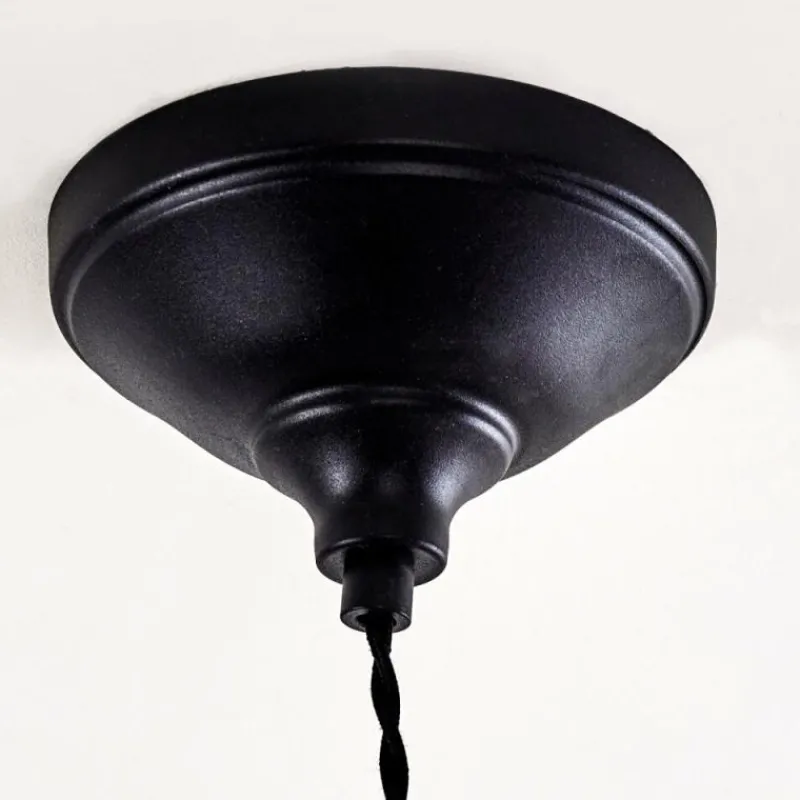 Lampes Vintages & Rétros-hofstein Suspension Vintage Lemone Noir, 1 lumière