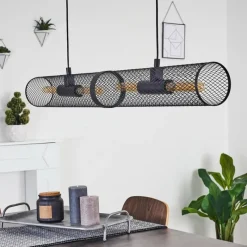 hofstein Suspension Vislanda Noir, 1 lumière