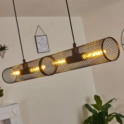 hofstein Suspension Vislanda Noir, 1 lumière