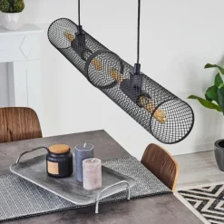 hofstein Suspension Vislanda Noir, 1 lumière