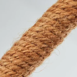 Style Boho-Chic-hofstein Suspension Vitlanda Brun, Bois clair, Noir, 6 lumières