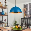 Lampes Dorées-hofstein Suspension Vivian Bleu, 1 lumière