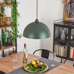 Lampes Dorées-hofstein Suspension Vivian Vert, 1 lumière