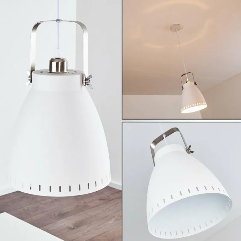Lampes Industrielles-hofstein Suspension Vlissingen Blanc, 1 lumière