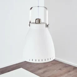 Lampes Industrielles-hofstein Suspension Vlissingen Blanc, 1 lumière