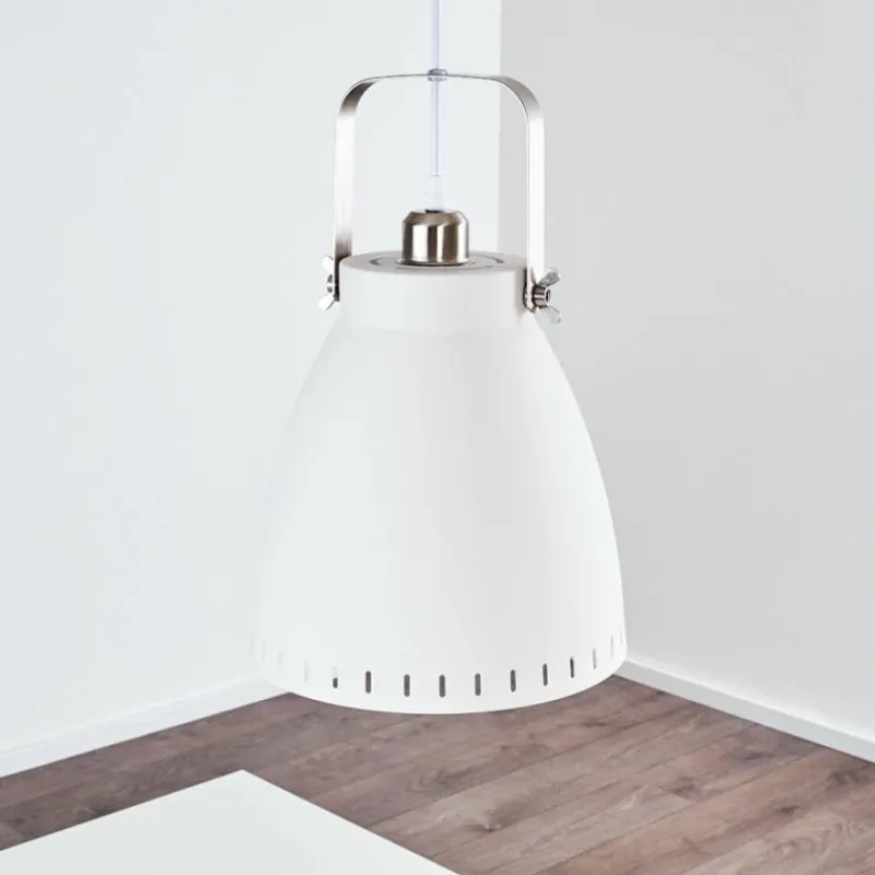 Lampes Industrielles-hofstein Suspension Vlissingen Blanc, 1 lumière