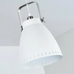 Lampes Industrielles-hofstein Suspension Vlissingen Blanc, 1 lumière
