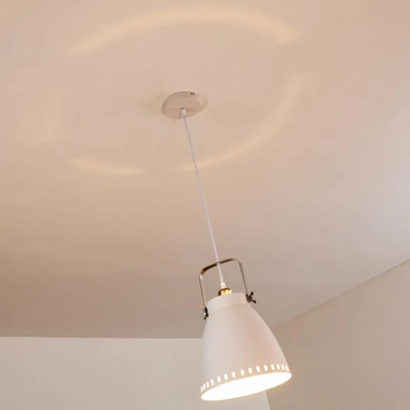 Lampes Industrielles-hofstein Suspension Vlissingen Blanc, 1 lumière