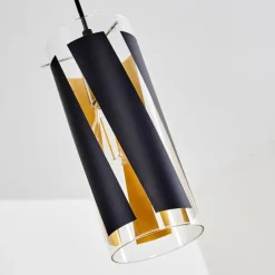 hofstein Suspension Vänersborg Noir, 1 lumière