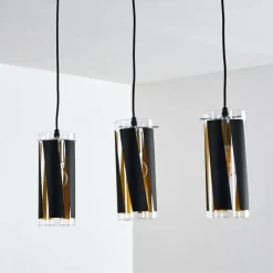 hofstein Suspension Vänersborg Noir, 3 lumières