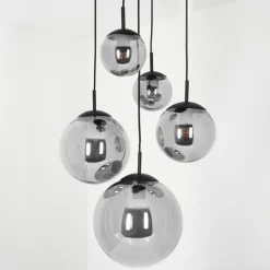 hofstein Suspension Voluntad Noir, 5 lumières