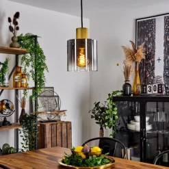 Lampes Dorées-hofstein Suspension Vuoltu Or, 1 lumière