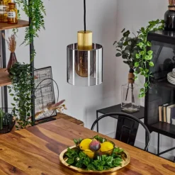 Lampes Dorées-hofstein Suspension Vuoltu Or, 1 lumière