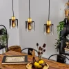 Lampes Dorées-hofstein Suspension Vuoltu Or, 3 lumières