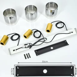 Lampes Dorées-hofstein Suspension Vuoltu Or, 3 lumières