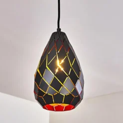 hofstein Suspension Wallis Anthracite, Rouille, 1 lumière