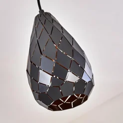 hofstein Suspension Wallis Anthracite, Rouille, 1 lumière