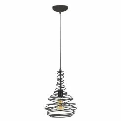 Lampes Industrielles-hofstein Suspension Walterswald Noir, 1 lumière