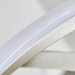 hofstein Suspension Wellington LED Acier inoxydable, 2 lumières* Éclairage Led