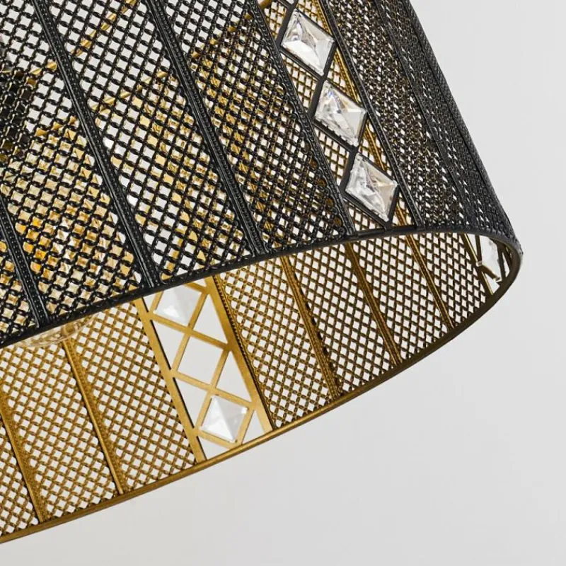 Lampes Dorées-hofstein Suspension Westlake Noir, 1 lumière